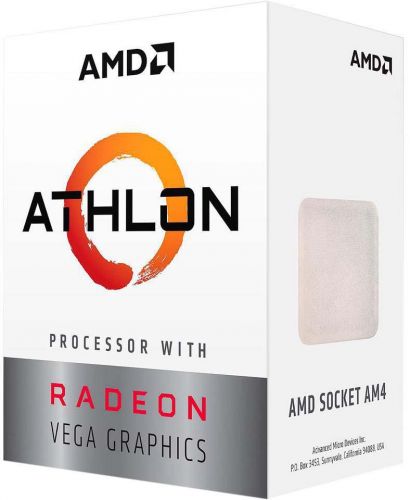 Процессор AMD Athlon 200GE AM4 {3.2 GHz/2core/1+4Mb/SVGA RADEON Vega 3/35W/Socket AM4} (OEM) YD200GC6FBBOX YD200GC6FBBOX