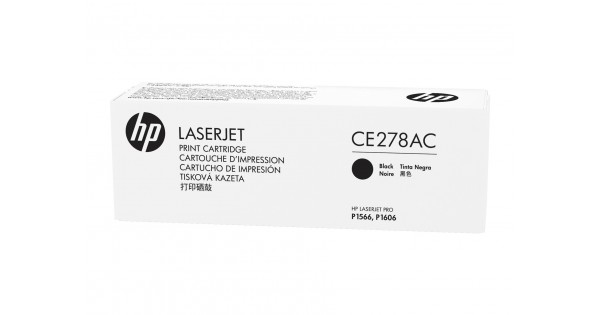 Картридж HP CE278AC для LaserJet P1566/P1606w/M1536 черный CE278AC