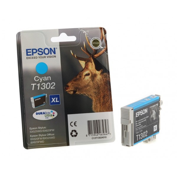 Картридж EPSON cyan B42WD/SX525WD//BX625WFD/BX320FW/WF-7015/7515/7525 C13T13024010 #1