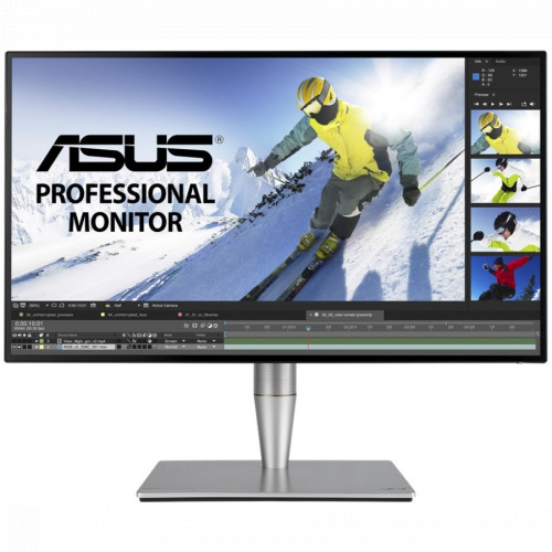 Монитор ASUS 27" ProArt IPS LED, 2560x1440, 5ms, 400cd/m2, 178°/178°, 100mln:1, HDMI*3, DP, USB-Hub, Thunderbolt*2, HDR, колонки, Tilt, Swivel, Pivot, HAS, VESA, Gun Grey, 90LM02N0-B01370 3 years PA27AC PA27AC #6