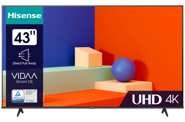 Телевизор Hisense 43A6K 43",4К,Smart,USB 43A6K 43A6K #1