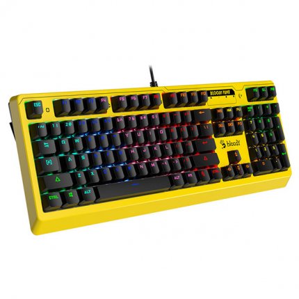 Клавиатура A4Tech   Bloody B810RC Punk механическая желтый/черный USB for gamer LED B810RC ( PUNK YELLOW ) B810RC ( PUNK YELLOW )