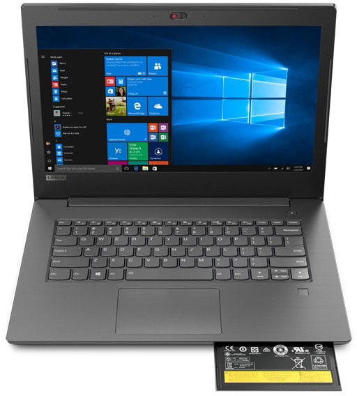 Ноутбук Lenovo V130-14IKB 14" FHD (1920x1080) TN AG, I3-7020U, 4+4GB DDR4, 256GB SSD, Intel HD Graphics 620, No ODD, Camera, WiFi, BT, 2cell, Win10Pro , Iron Grey, 1,55kg, 1y,c.i 81HQ00RARU 81HQ00RARU