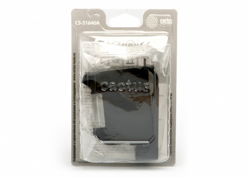 Картридж Cactus струйный CS-51640A №40 черный для HP DJ 230/250/330/350C/430/450/455/488/650C (6мл) CS-51640A CS-51640A