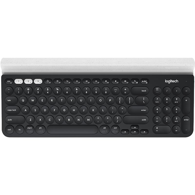 Клавиатура + мышь Logitech Multi-Device K780 черный/белый USB беспроводная BT Multimedia 920-008043 920-008043