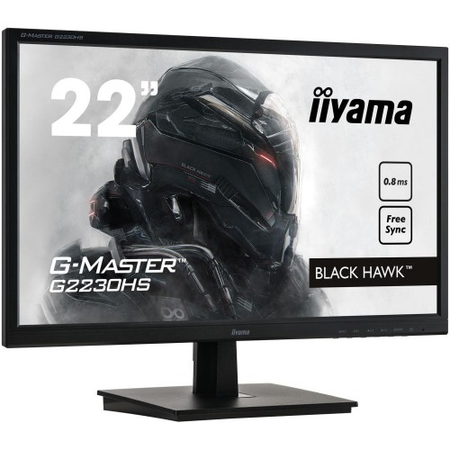 Монитор IIYAMA 21.5" G-Master черный TN LED 16:9 HDMI M/M матовая 250cd 170гр/160гр 1920x1080 D-Sub DisplayPort FHD 3.1кг G2230HS-B1 G2230HS-B1