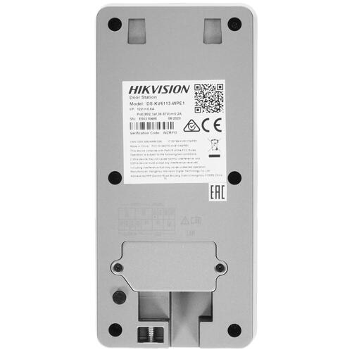 Видеопанель Hikvision DS-KV6113-WPE1 CMOS цвет панели: серый DS-KV6113-WPE1(C) DS-KV6113-WPE1(C)