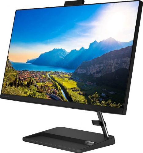 Моноблок Lenovo IdeaCentre AIO 3 24ALC6 23.8"(1920x1080)/AMD Ryzen 7 5700U(1.8Ghz)/8192Mb/512SSDGb/DVDrw/Int:AMD Radeon/BT/WiFi/war 1y/6.81kg/black/DOS + Keyboard, mouse USB F0G1000WRK F0G1000WRK