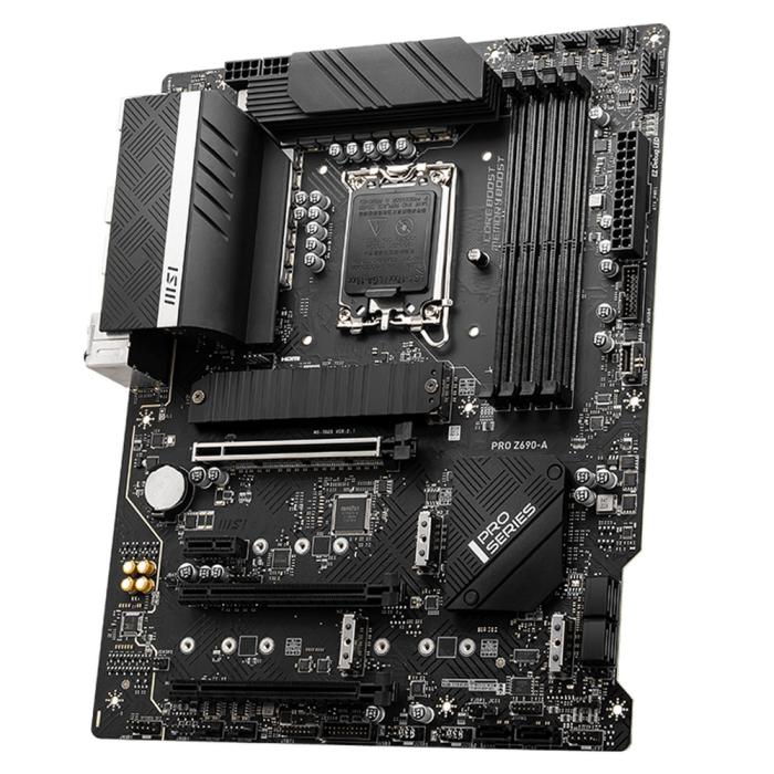 Материнская плата MSI PRO Z690-A LGA1700 Intel Z690 4xDDR5 ATX AC`97 8ch(7.1) 2.5Gg RAID HDMI DP PRO Z690-A PRO Z690-A