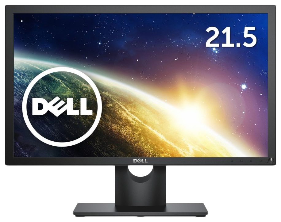 Монитор Dell 21.5" E2216H Black Black LED, 1920x1080, 5ms, 250 cd/m2, 1000:1, D-Sub, DP 216H-1941 216H-1941