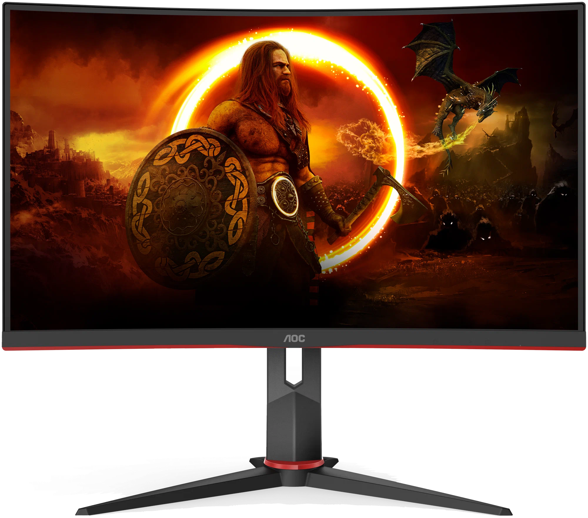 Монитор AOC 23.6" Gaming VA 1920x1080 165Hz 250cd/m2 16:9 C24G2U C24G2U