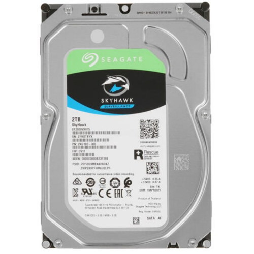 Жёсткий диск Seagate ST2000VX015 Video Skyhawk,5400rpm,256Mb,3.5" ST2000VX015 ST2000VX015