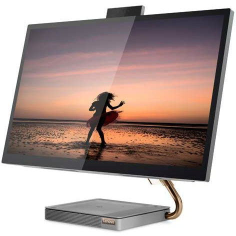 Моноблок Lenovo IdeaCentre AIO A540-27ICB   27"(2560x1440)/Intel Core i7 9700T(2Ghz)/8192Mb/1000+256SSDGb/noDVD/Int:Intel UHD Graphics 630/BT/WiFi/war 1y/grey/ F0EK0012RK F0EK0012RK