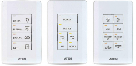 Панель управления ATEN Кнопочная 8 кнопок, цвет- белый, (программируемая) VK108US-AT VK108US-AT #2