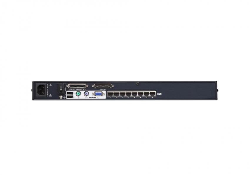 KVM переключатель ATEN VGA/SVGA/DVI+KBD+MOUSE+AUDIO, 1> 8 портов USB, со шнурами USB DVI-D 2x1.8м CS1788-AT-G CS1788-AT-G