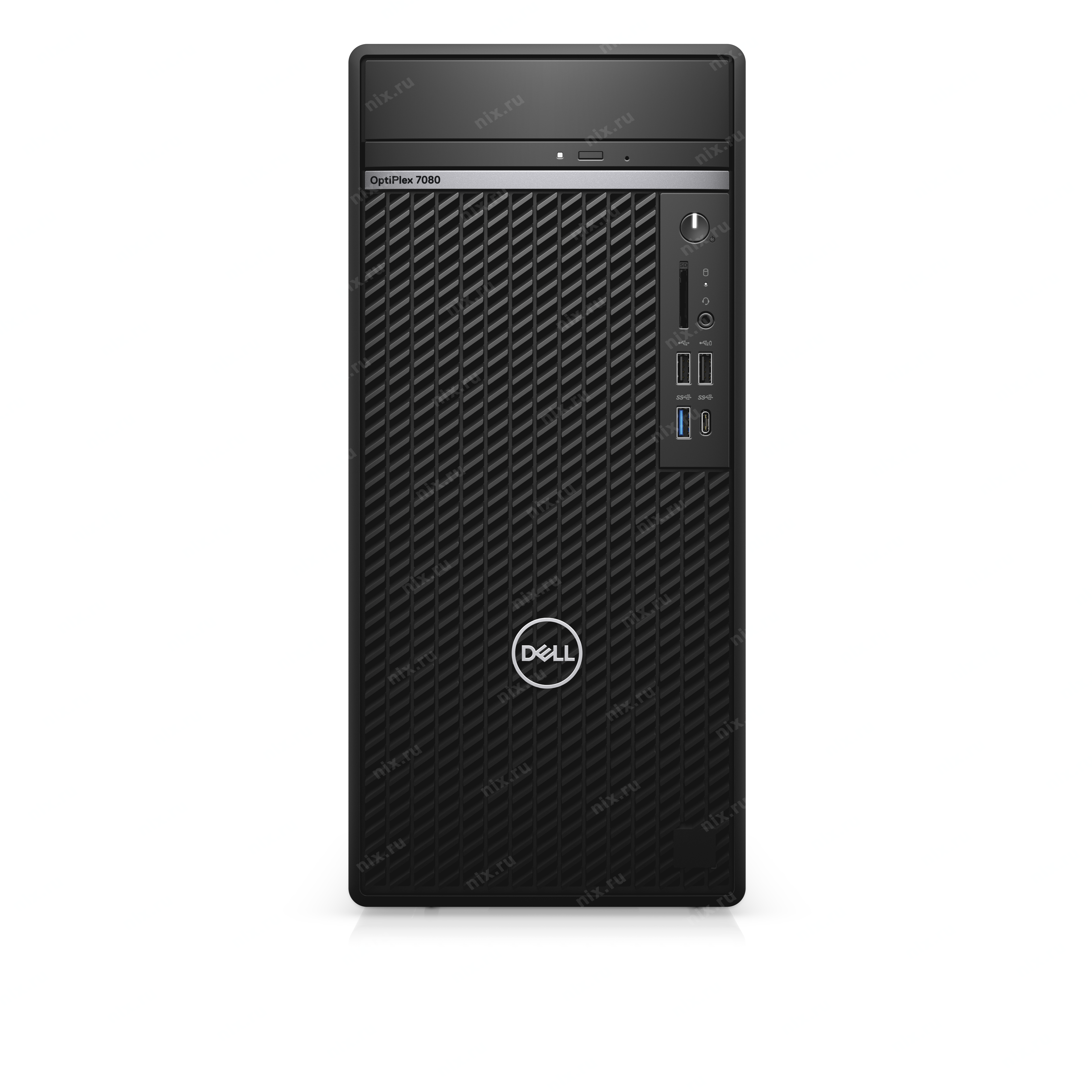 Компьютер Dell Optiplex 7080 MT Core i9 10900 (2.8)/16Gb/SSD512Gb/UHDG 630/DVDRW/CR/Windows 10 Professional/GbitEth/WiFi/BT/360W/клавиатура/мышь/черный 7080-6840 7080-6840