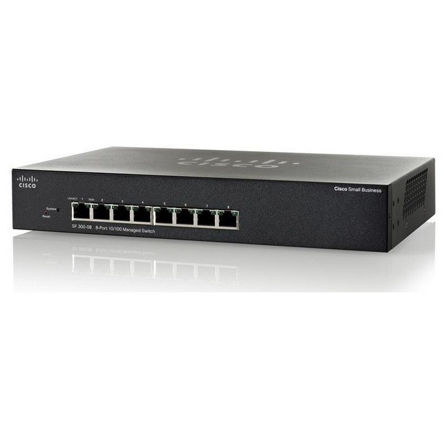 Комммутатор Cisco 8-портовый управляемый , 10/100 SRW208-K9-G5 SRW208-K9-G5