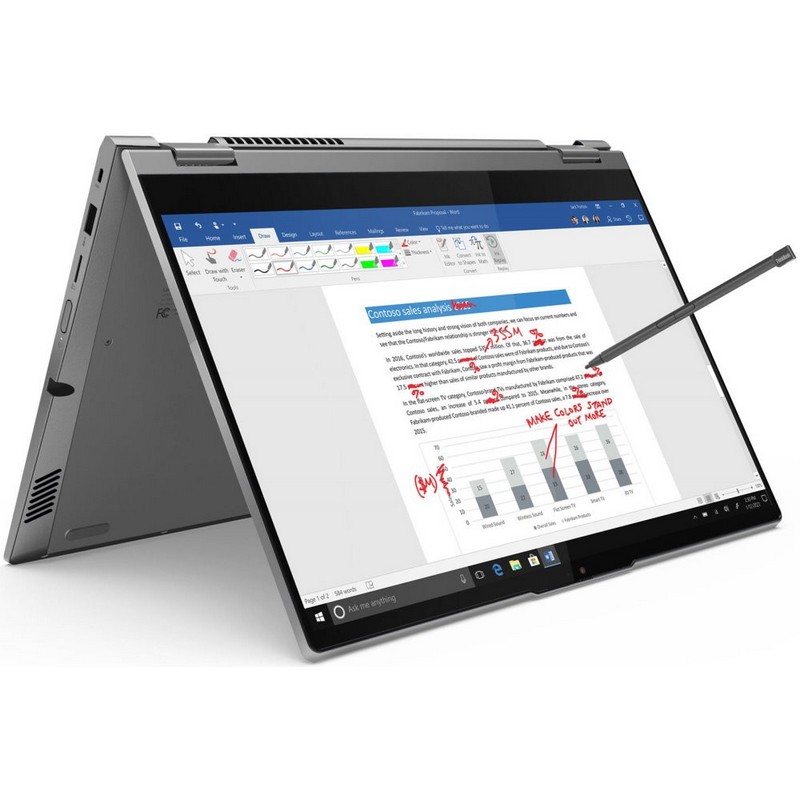 Ноутбук Lenovo ThinkBook 14s Yoga ITL 14.0FHD_GL_300N_MT_N_SRGB /CORE_I5-1135G7_2.4G_4C_MB /NONE,8GB(4X16GX16)_DDR4_3200 /512GB_SSD_M.2_2242_G3_TLC / /INTEGRATED_GRAPHICS /WLAN_2X2AX+BT /FPR /720P_HD_CAMERA_WITH_ARRAY_MIC /4CELL_60WH_INTERNAL /1xThun 20WE0030RU