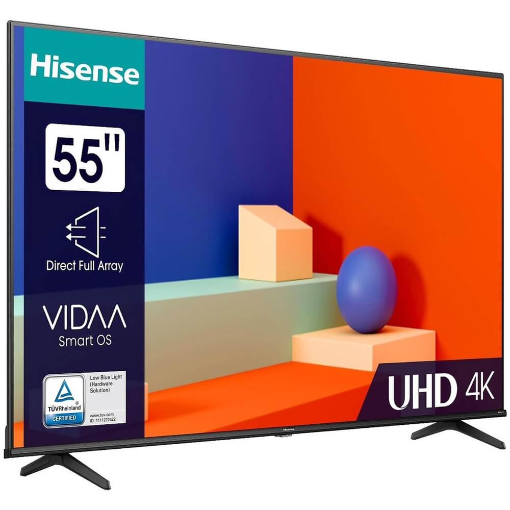 Телевизор Hisense 55A6K 55",4К,чёрный,VIDAA 55A6K 55A6K