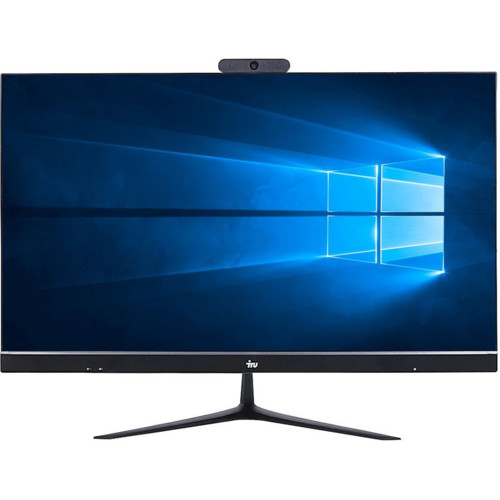 Моноблок iRU Office P2315 23.8" Full HD i5 10400 (2.9) 8Gb SSD500Gb UHDG 630 Windows 11 Professional 64 GbitEth WiFi BT 120W клавиатура мышь Cam черный 1920x1080 1796815 1796815
