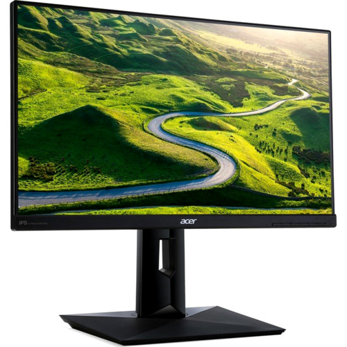 Монитор Acer 23.8" CB241HYbmdpr Black с поворотом экрана (IPS, LED, Wide, 1920x1080, 75Hz, 4ms, 178°/178°, 250 cd/m, 100,000,000:1, +DVI, +DP, +2xMM) UM.QB1EE.001 UM.QB1EE.001