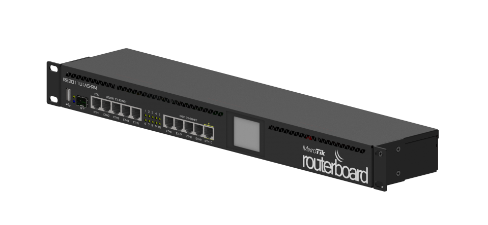 Двухдиапазонная система Mikrotik Маршрутизатор RouterBoard 2011UiAS-RM 19", 1U, серия RB2011UAS, SFP RB2011UiAS-RM RB2011UiAS-RM