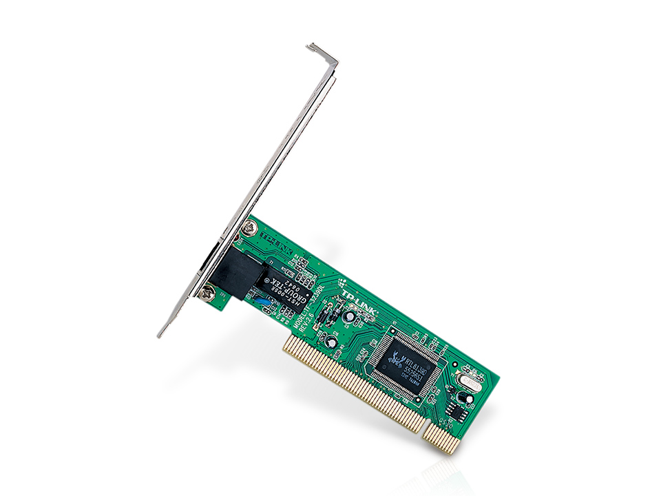 Сетевая карта TP-Link PCI, чипсет Realtek RTL8139D, 1 порт RJ45 10/100 Мбит/с с автосогласованием TF-3239DL TF-3239DL