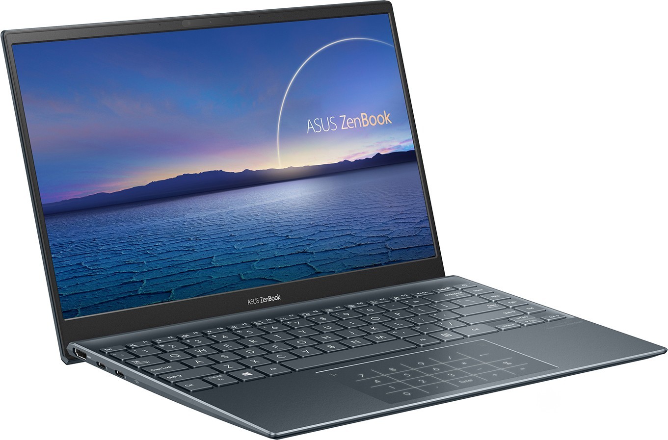 Ноутбук ASUS Zenbook 14 UX425EA-KI361T Intel Core i5-1135G7/8Gb LPDDR4X/512Gb SSD/14,0 FHD IPS AG 1920x1080/WiFi/BT/Numpad/Windows 10 Home/1.1Kg/Pine Grey/USB-C to audio jack adapter 90NB0SM1-M13690 90NB0SM1-M13690