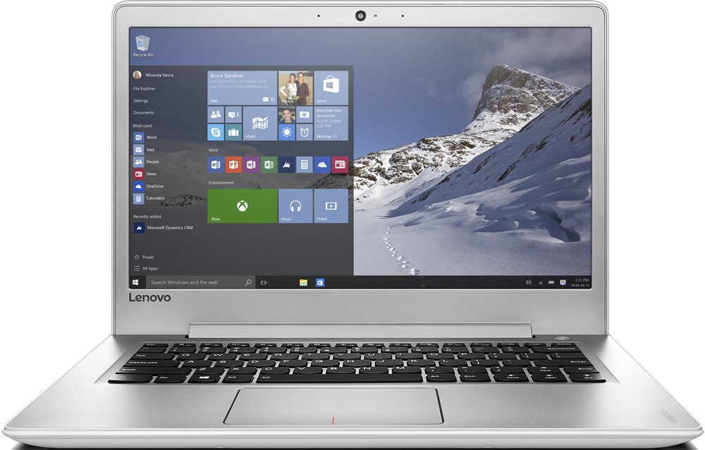 Ноутбук Lenovo IdeaPad 510S-14ISK, Core i7 6500U, 14" FHD Touch, 8Gb, 1Tb, Wi-Fi, Bluetooth, CAM, Win 10, White 80TK0066RK 80TK0066RK