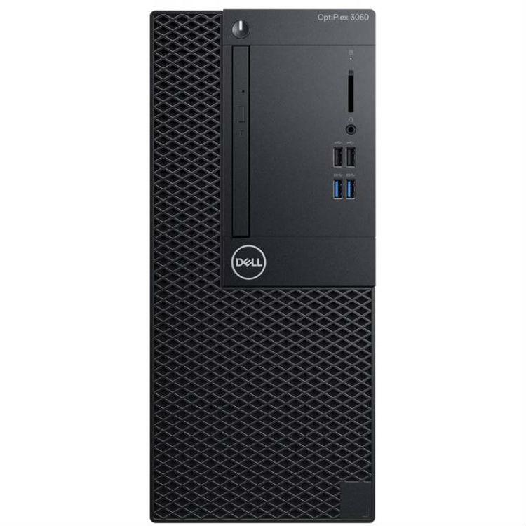 Компьютер Dell Optiplex 3060 MT i5 8500 (3)/8Gb/1Tb 7.2k/UHDG 630/DVDRW/Windows 10 Professional/GbitEth/260W/клавиатура/мышь/черный 3060-7496 3060-7496