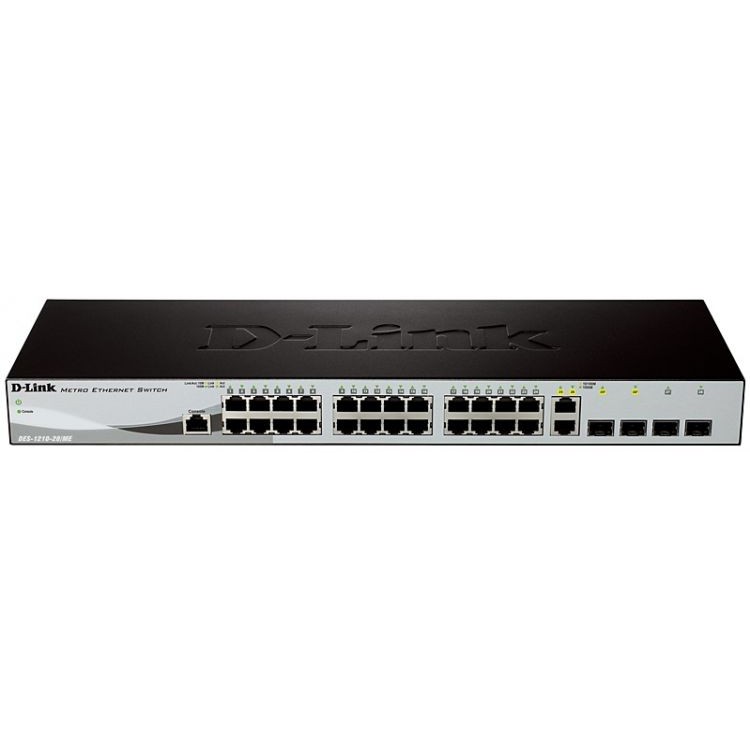 БУ Коммутатор D-Link 28port WEB Smart III Switch with 24 10/100Base-TX + 2 Combo DES-1210-28/ME/B2A,B3B БУ DES-1210-28/ME/B2A,B3B