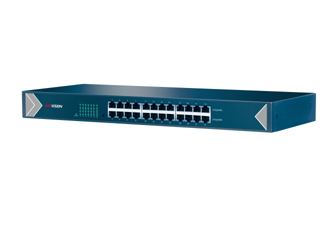 PoE коммутатор Hikvision DS-3E0524-E 24 RJ45 1000M 23й и 24й-Uplink порты DS-3E0524-E DS-3E0524-E