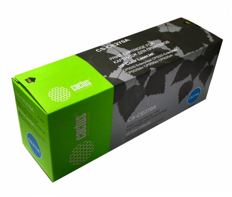 Тонер-картридж Cactus CS-CE270AR черный для HP LJ Ent CP5525 (13000стр.) CS-CE270AR CS-CE270AR