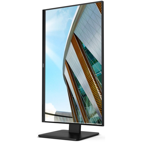 Монитор AOC 31.5'' [16:9] 3840x2160(UHD 4K) VA, nonGLARE, 350cd/m2, H178°/V178°, 3000:1, 50M:1, 16.7M, 4ms, VGA, 2xHDMI, DP, USB-Hub, Height adj, Tilt, Swivel, Speakers, Audio out, 3Y, Black U32P2CA U32P2CA #2