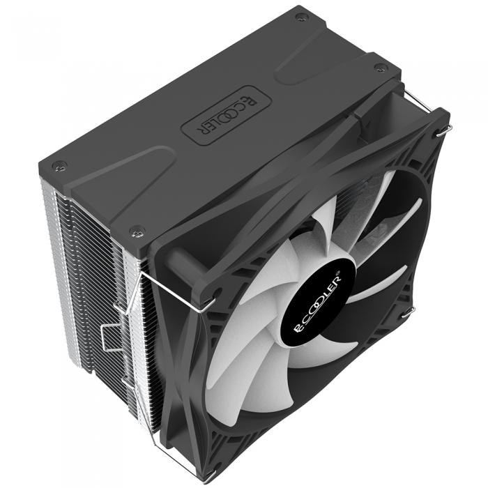 Вентилятор PCCooler S775/115X/20XX/AM2/AM3/AM4 (TDP 145W, 120mm PWM LED FAN, 4 тепловые трубки 6мм, 800-1600RPM, 18-30,8dBa) GI-X4S GI-X4S