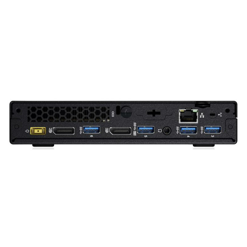 Персональный компьютер Lenovo ThinkCentre M600 TINY slim Cel J3060/4Gb/500Gb 7.2k/W10SL64/kb/m/черный 10GB000RRU 10GB000RRU