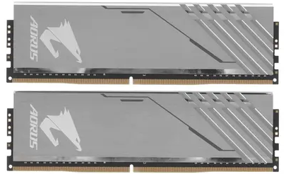 Модуль памяти Gigabyte 16GB DDR4 3200 DIMM Aorus RGB Silver Gaming Memory 2 pack Non-ECC, CL16, 1.35V, Exclusive 2xRGB Infused Demo Module, Kit (2x8GB), RTL  (804886) GP-AR32C16S8K2HU416RD GP-AR32C16S8K2HU416RD