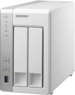 Сетевой RAID-накопитель QNAP 2 отсека для HDD, HDMI-порт. Intel Celeron J1900 2,0 ГГц, 8ГБ. TS-251+-8G TS-251+-8G