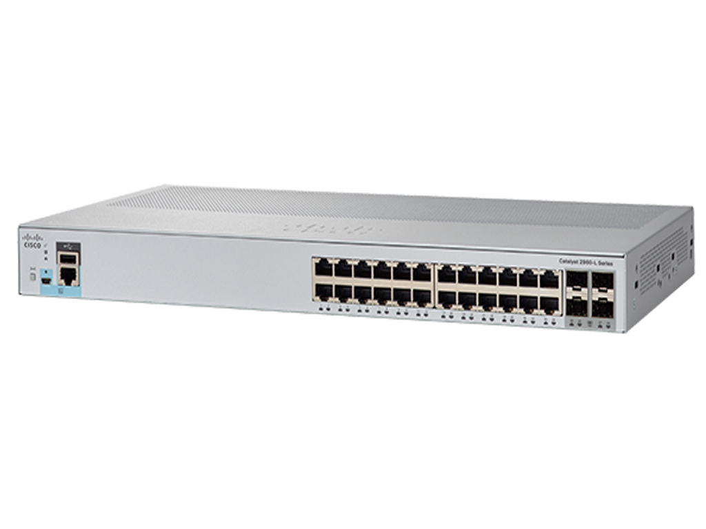 Коммутатор Cisco Catalyst WS-C2960L-24TS-LL Catalyst 2960L 48 port GigE, 4 x 1G SFP, LAN Lite WS-C2960L-24TS-LL