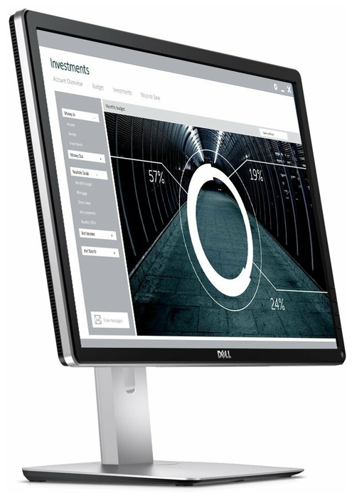 Монитор Dell 24" P2415Q IPS, 3840x2160, 6ms, 300 cd/m2, DCR 2M:1, HDMI (MHL), DP, mini DP, USBhub, HAS, Pivot 2415-1705 2415-1705