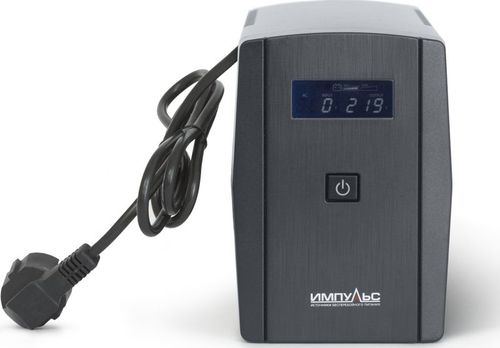Источник бесперебойного питания Импульс ЮНИОР СМАРТ 600/360 ВА/Вт, LCD, RS232, RJ11/RJ45, SCHUKOx2 JS60124 JS60124
