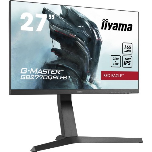 Монитор iiYama 27" G-MASTER 2560x1440@165Гц IPS LED 16:9 0,5ms HDMI DP 2*USB3.0 80M:1 1000:1 178/178 400cd HAS Pivot Tilt Speakers Black GB2770QSU-B1 GB2770QSU-B1 #4