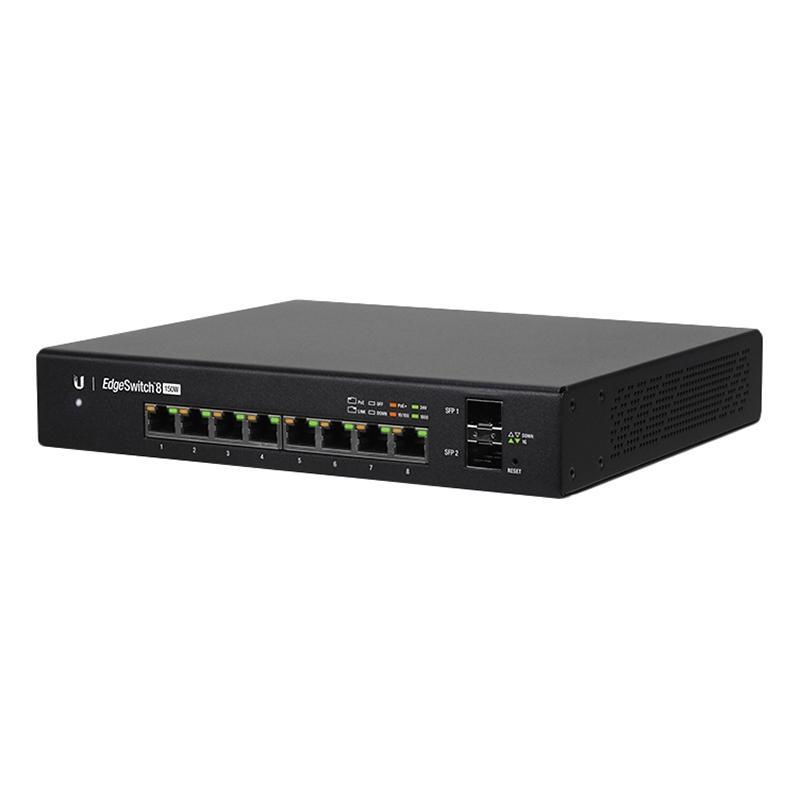 Коммутатор Ubiquiti EdgeSwitch (8UTP 10/100/1000Mbps PoE+, 2SFP)(ES-8-150W) ES-8-150W