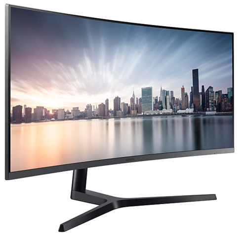 Монитор Samsung 34" C34H890WGI VA LED изогнутый 21:9 3440x1440 4ms 3000:1 300cd 178/178 100Hz HDMI DP USB USB-C HAS FreeSync Silver LC34H890WGIX/CI LC34H890WGIX/CI