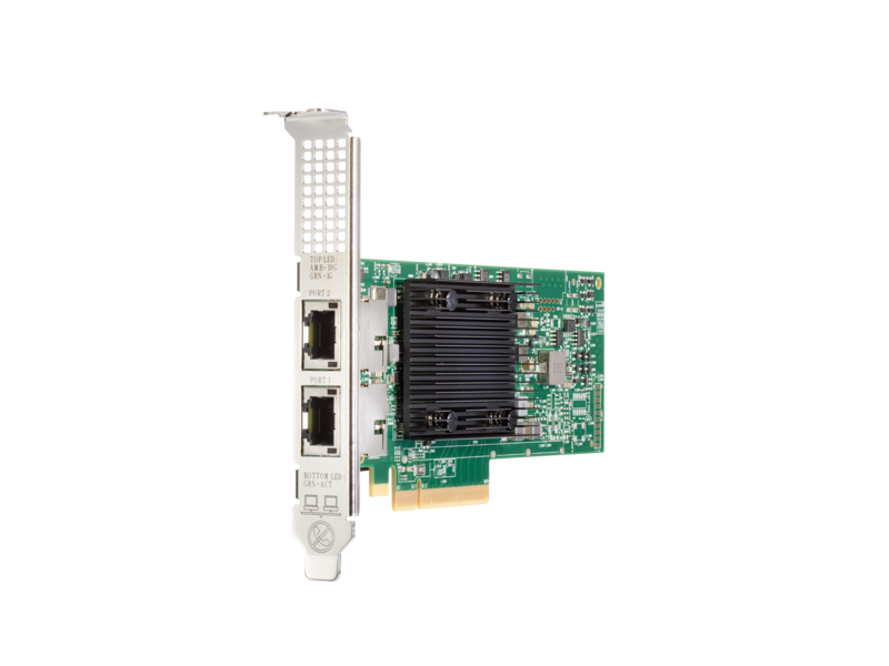 Сетевой адаптер HPE Ethernet 535T 2x10Gb, PCIe(3.0), Broadcom BCM57416 Adapter, for Gen10 servers 813661-B21 813661-B21