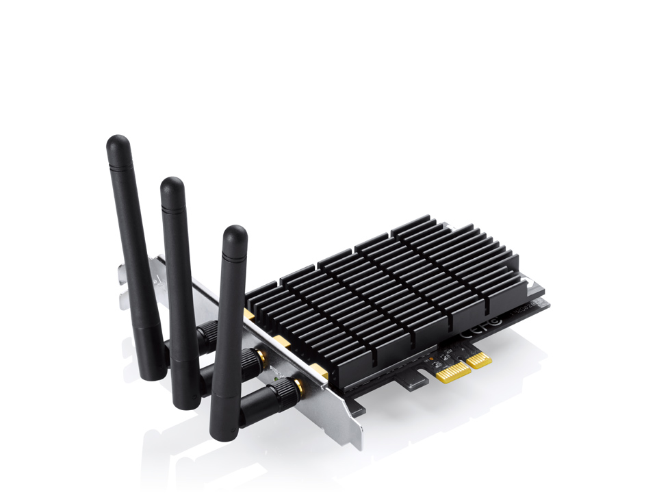 Сетевая карта TP-Link AC1900 1300ac+600n, 802.11ac/a/b/g/n, PCI Express Archer T9E Archer T9E