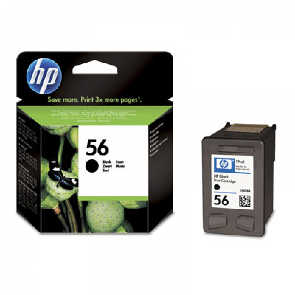 Картридж струйный HP №56 черный для HP PCS 2100/DJ 5550/450/PS 7150/7350/7550 (520стр.) C6656AE C6656AE