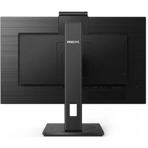 Монитор Philips 23.8'' 16:9 1920х1080(FHD) IPS, nonGLARE, 250cd/m2, H178°/V178°, 1000:1, 50M:1, 16.7M, 4ms, VGA, DVI, HDMI, DP, USB-Hub, Height adj, Tilt, Swivel, Speakers, 3Y,веб-камера, Black 242B1H 242B1H