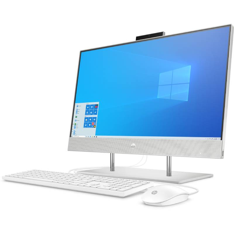 Моноблок HP 27-dp1012ur AiO 27"(1920x1080)/AMD Ryzen 7 4700U(2Ghz)/16384Mb/512SSDGb/noDVD/Int:AMD Intergrated Graphics /Cam/WiFi/war 1y/Natural silver/FreeDOS + USB KBD, USB MOUSE 3B4Q7EA 3B4Q7EA #1