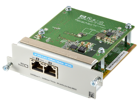 Модуль Aruba 2920 2-port 10GBASE-T Module J9732A J9732A